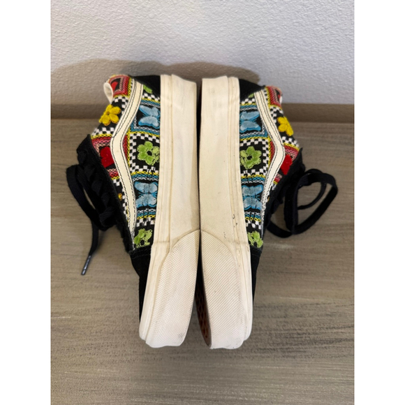 Vans Old Skool 36 DX sneakers Craft Multi embroidered butterflies flowers SZ 5 - Picture 11 of 11